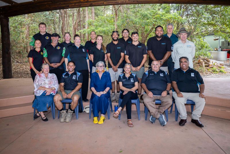 Governor-General Mostyn toured the Park’s Aboriginal-owned Botanic Gardens.