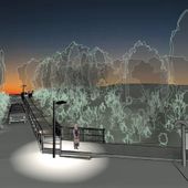 Artist's impression of the new boardwalk