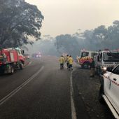 Firefighters at Booderee National Park