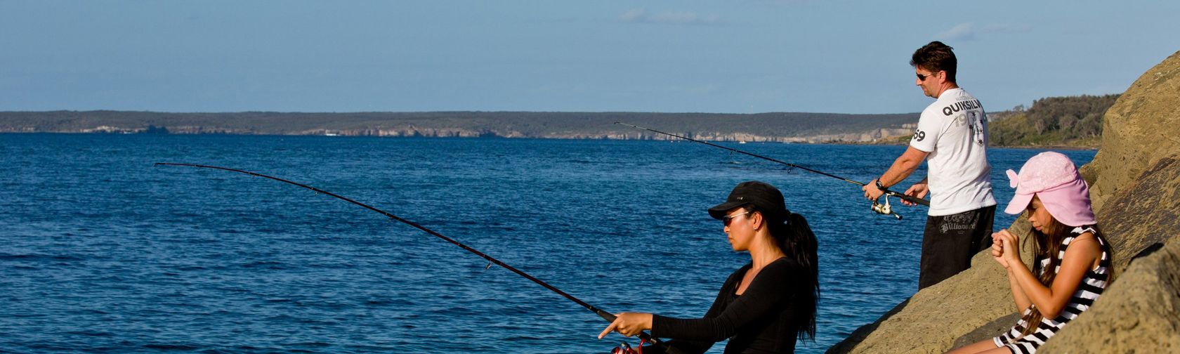 Fishing at Murray's boat ramp