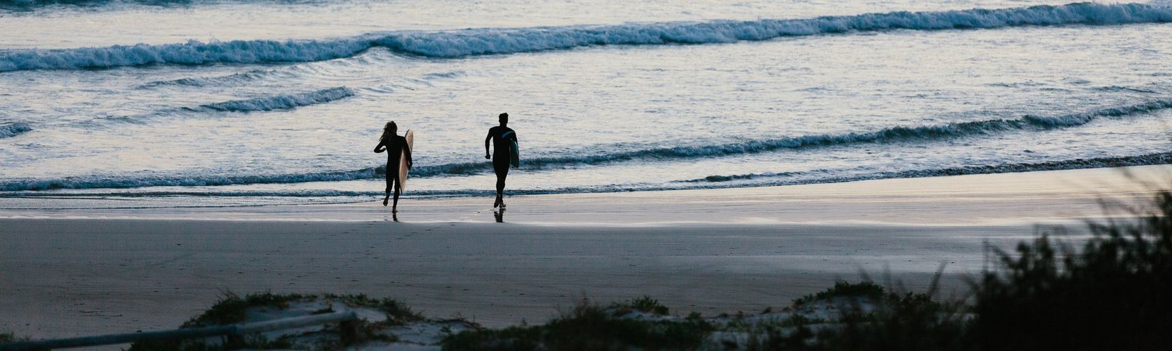 Surfing at dawn| Booderee National Park