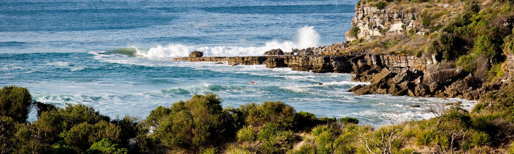 A picturesque view of Cave Beach